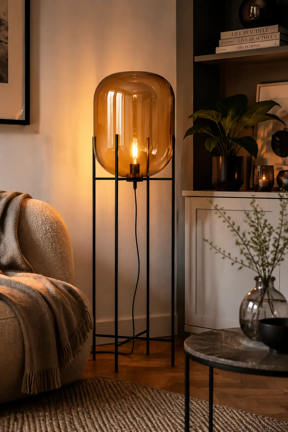Postmodern Designer Glass Floor Lamp - Lumpaz