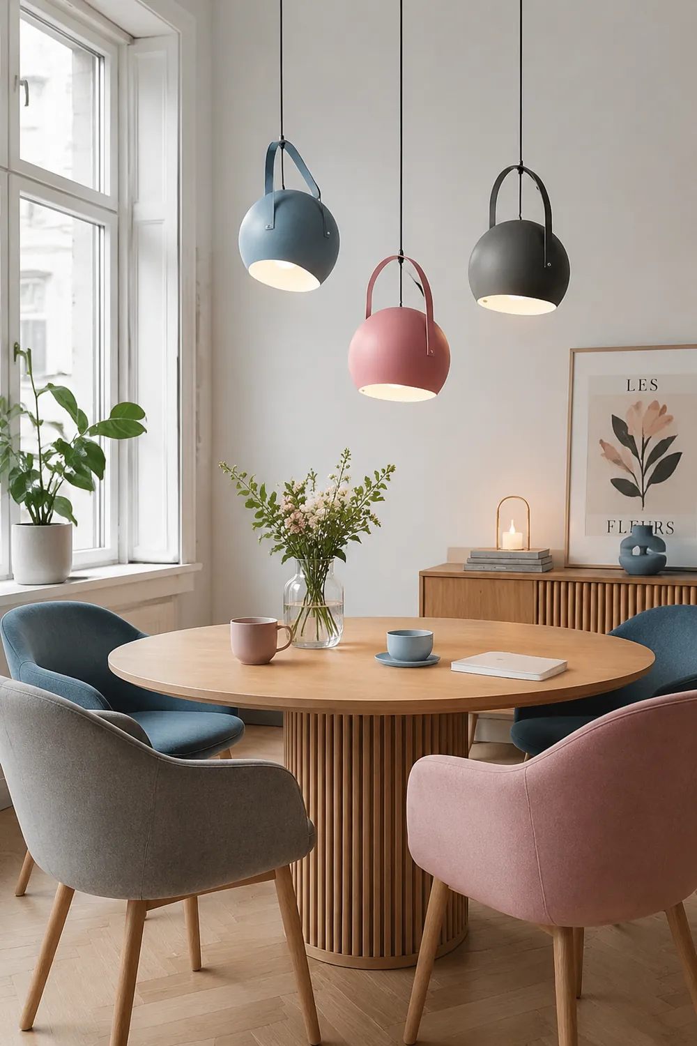 Morandi Pendelleuchte 5 Farben - Lumpaz