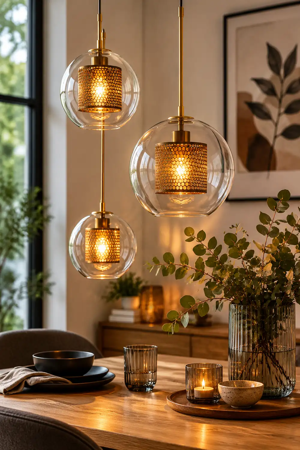 Modern Decor Chiswick Glass Pendant Light - Lumpaz