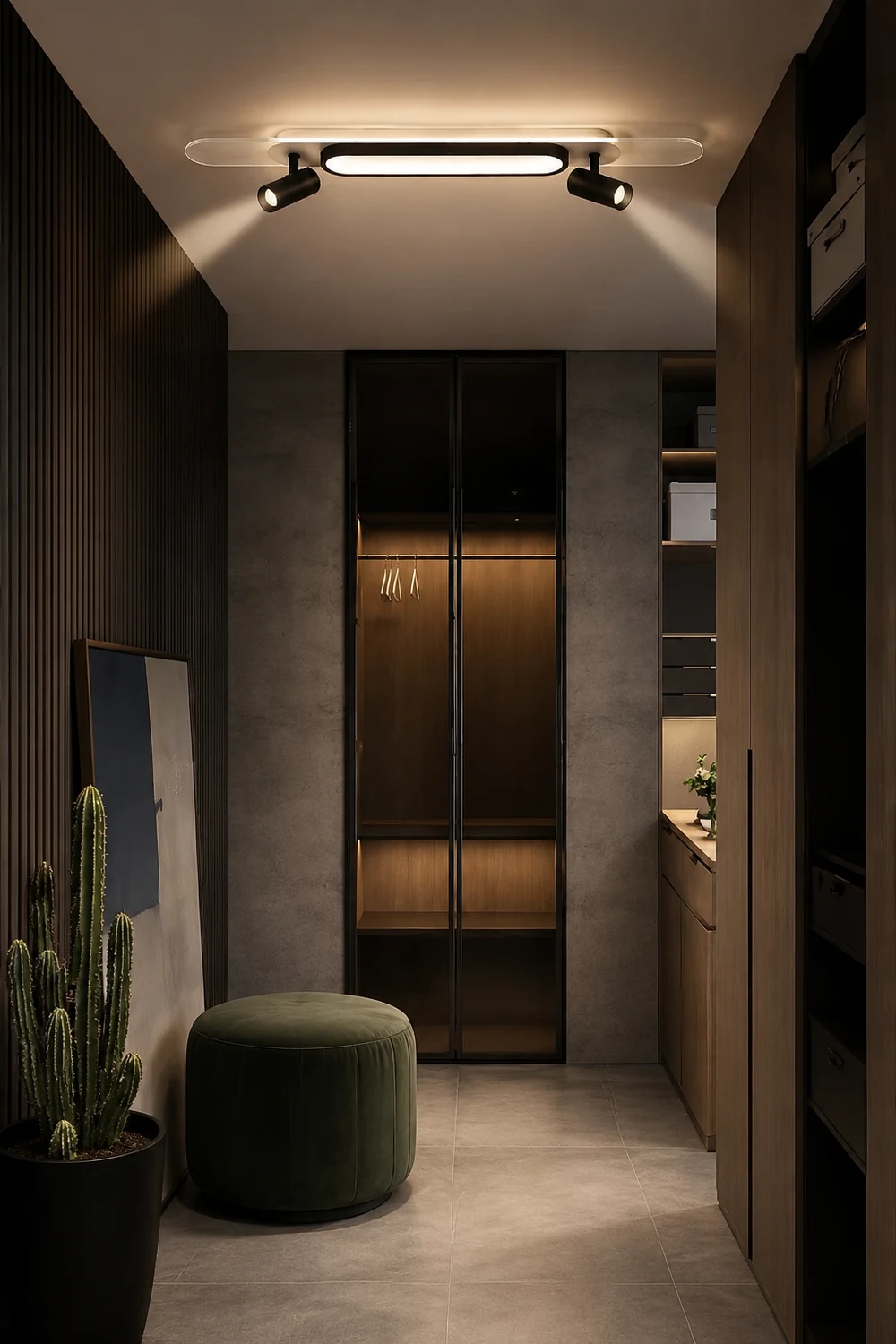 Haney Moderne Dimmbare LED Deckenleuchte mit Strahler für Büro & Esszimmer - Lumpaz
