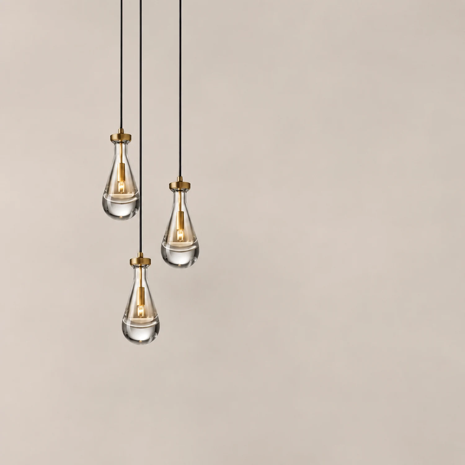 Modern Art Deco Raindrop Chandelier - Lumpaz