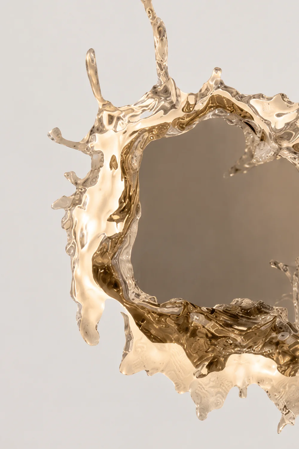 Kristy Wandlampe Wasserrippel Spiegel Licht Farbtemperatur umschaltbar, 2 Farbe, 45/66/88CM - Lumpaz