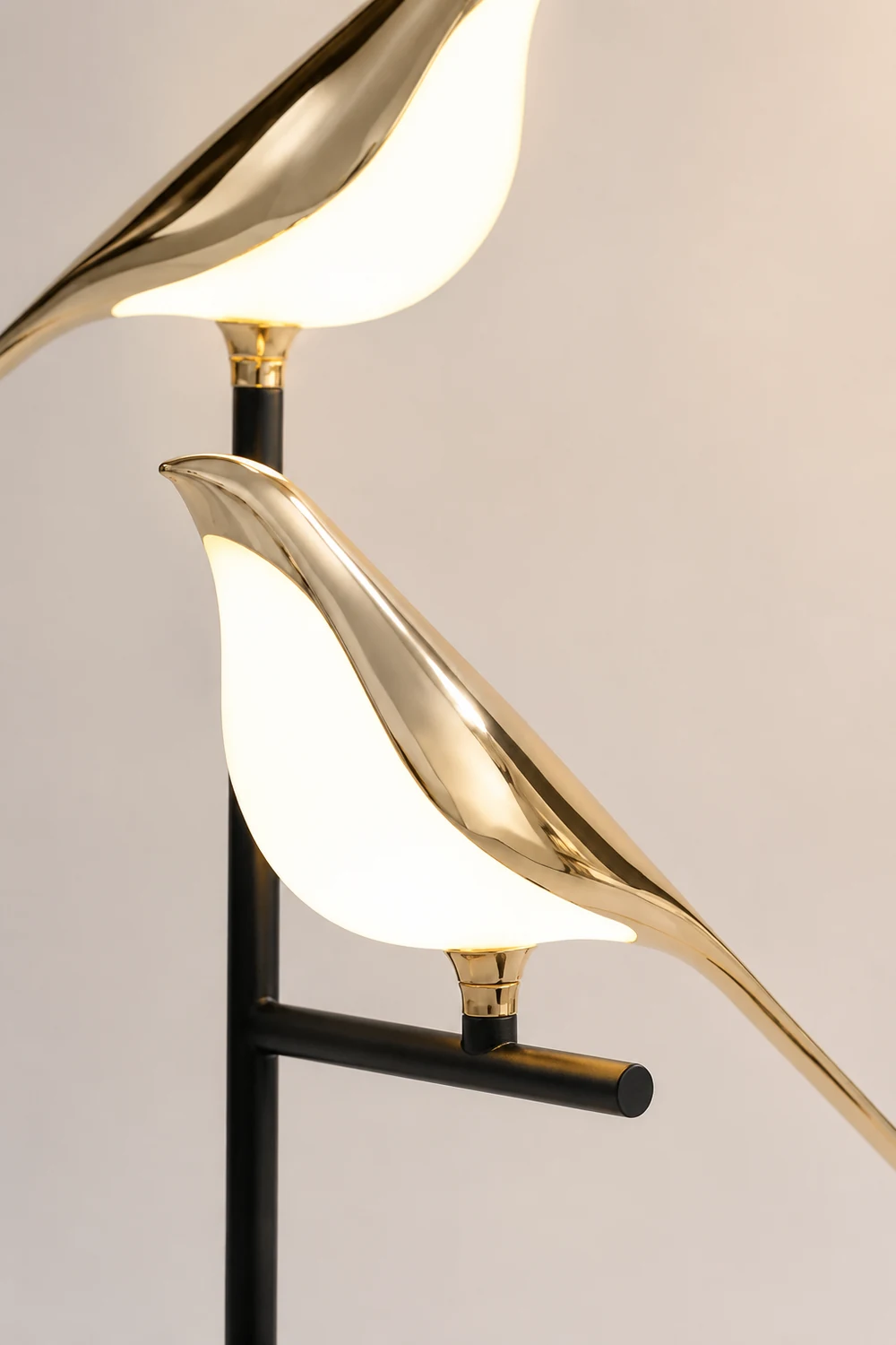 Golden Bird Table Lamp for Bedroom - Lumpaz