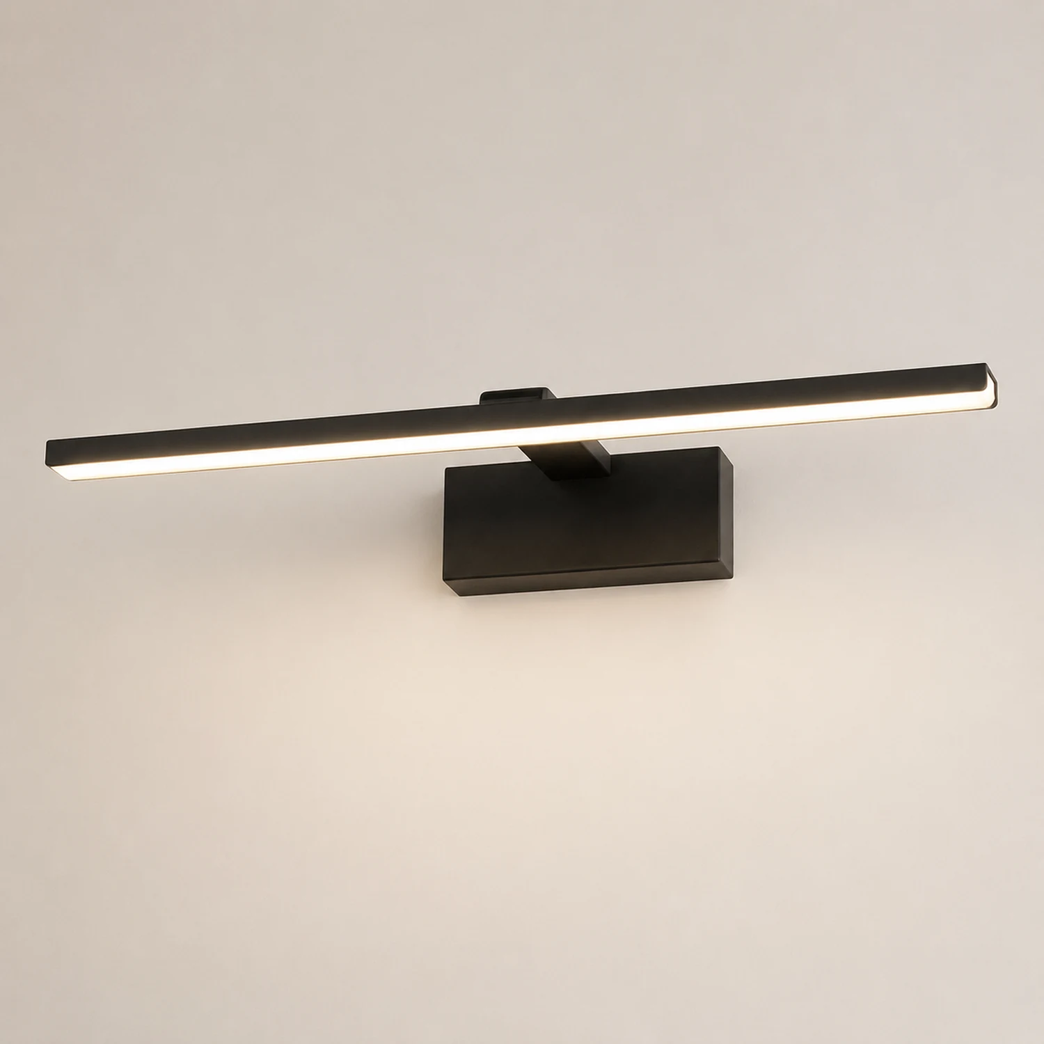 Edge Lineare Spiegelfront Waschtisch-Wandleuchte, L 39/49/59/69CM - Lumpaz