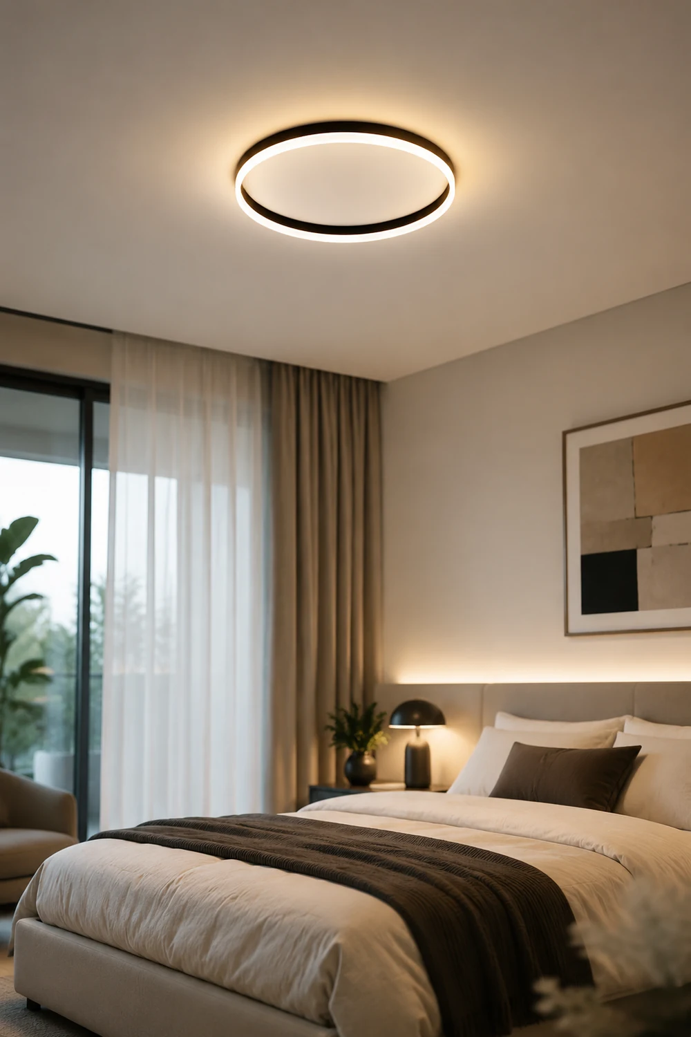 Arisha Deckenleuchte Ring Dimmbar, ∅40/50CM - Lumpaz