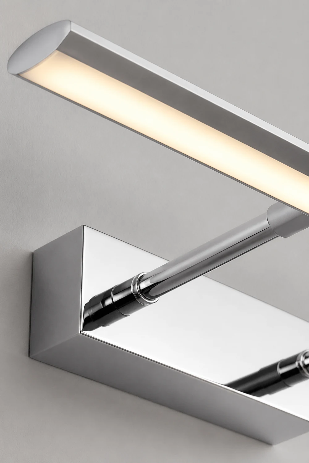 Leigh Spiegelfront Waschtisch-Wandleuchte, L 39/49/59/69CM - Lumpaz