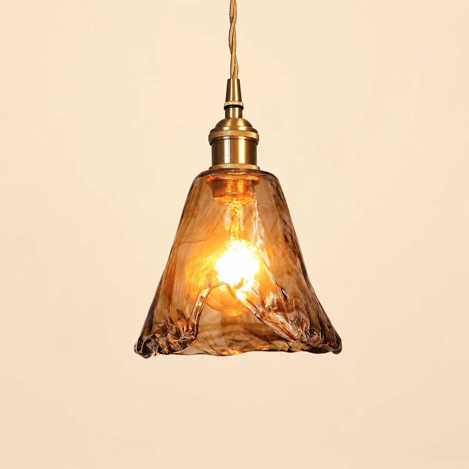 Levy Messing Glas Pendelleuchten - Lumpaz