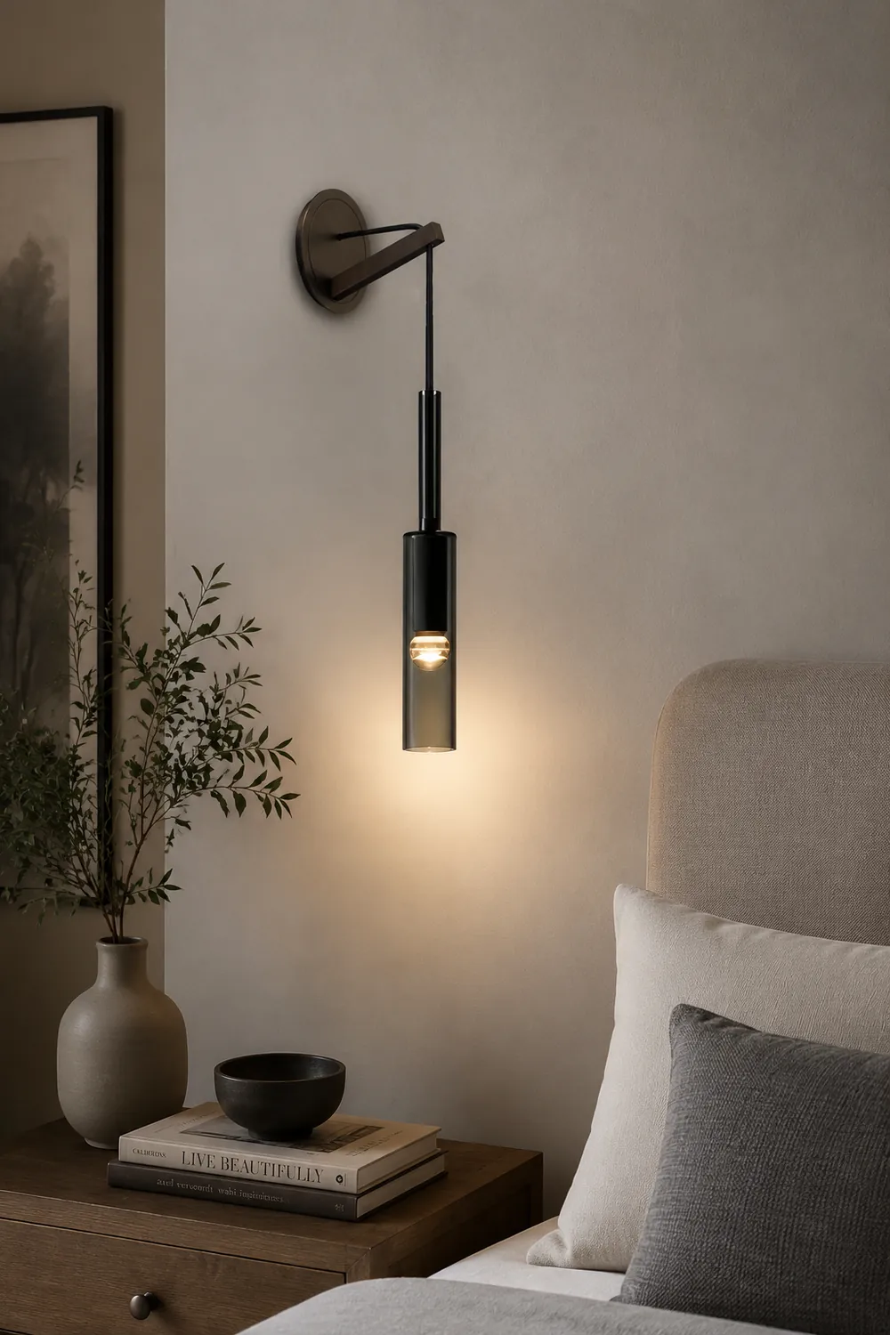 Nordic Creative Wine Bottle Wall Lamp For Living Room - Lumpaz