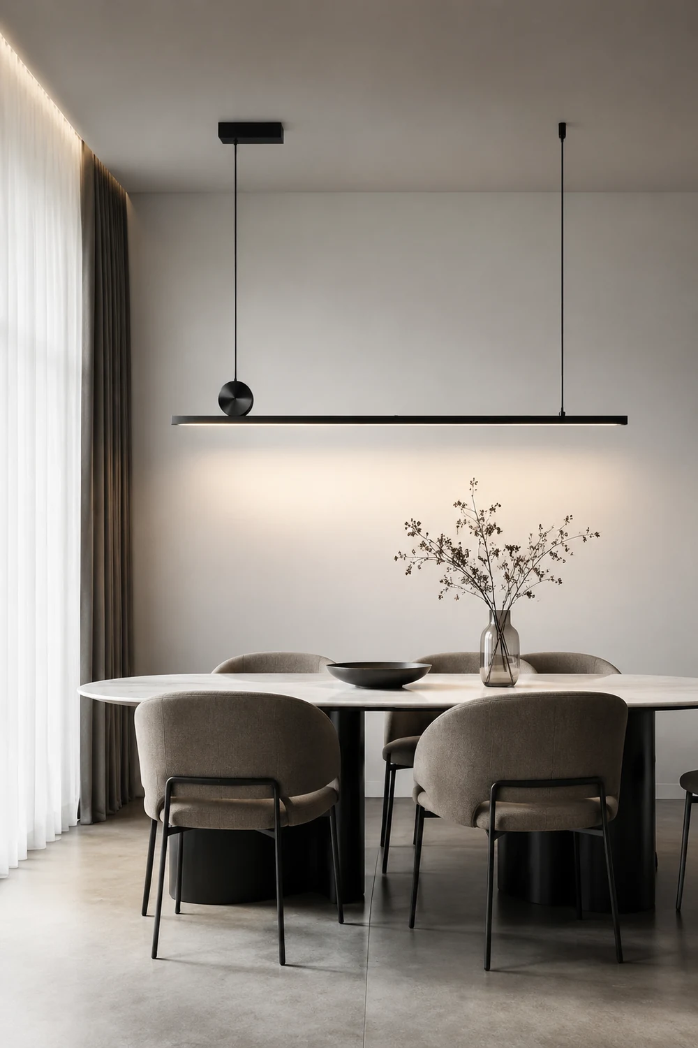 Edge Pendelleuchte, L 90/120CM - Lumpaz