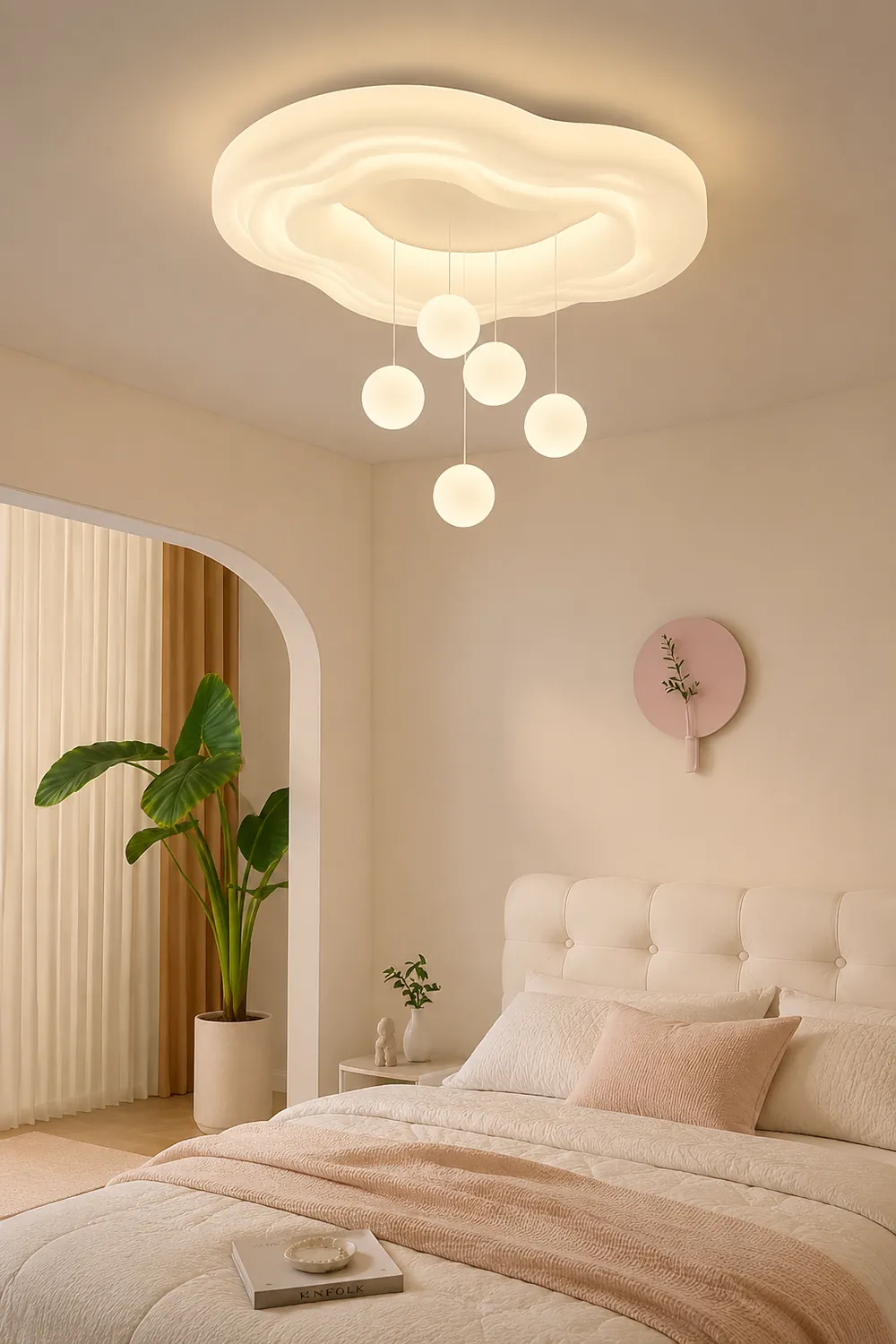 French Warm Ceiling Light For Kids Room - Lumpaz