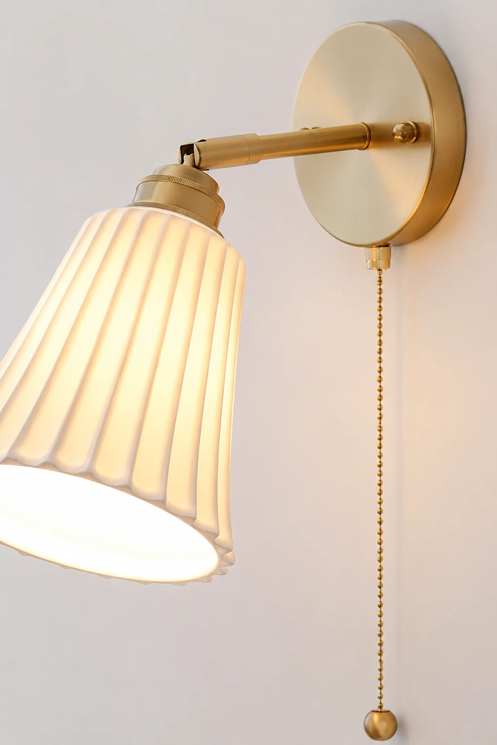 Trumpet Ceramic Wall Light - Lumpaz