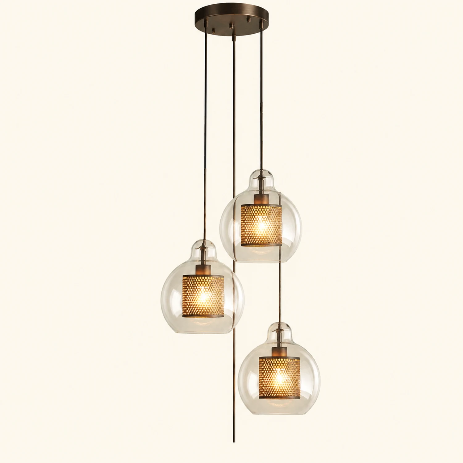 Modern Decor Chiswick Glass Pendant Light - Lumpaz