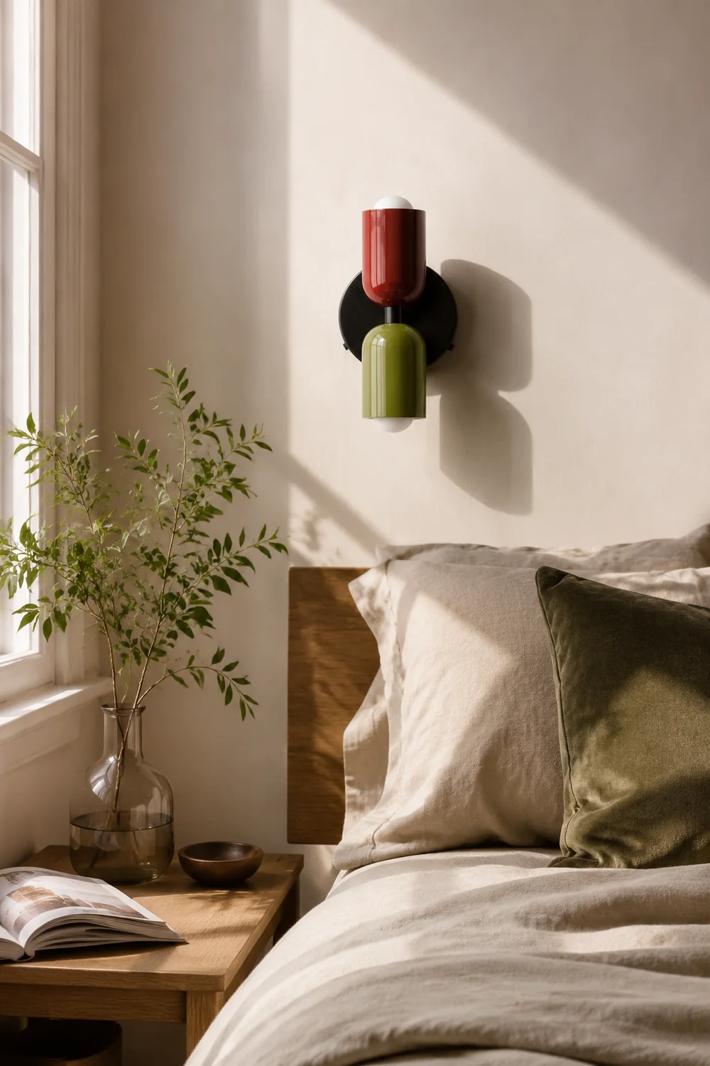Modern Short Double Head Wall Light - Lumpaz