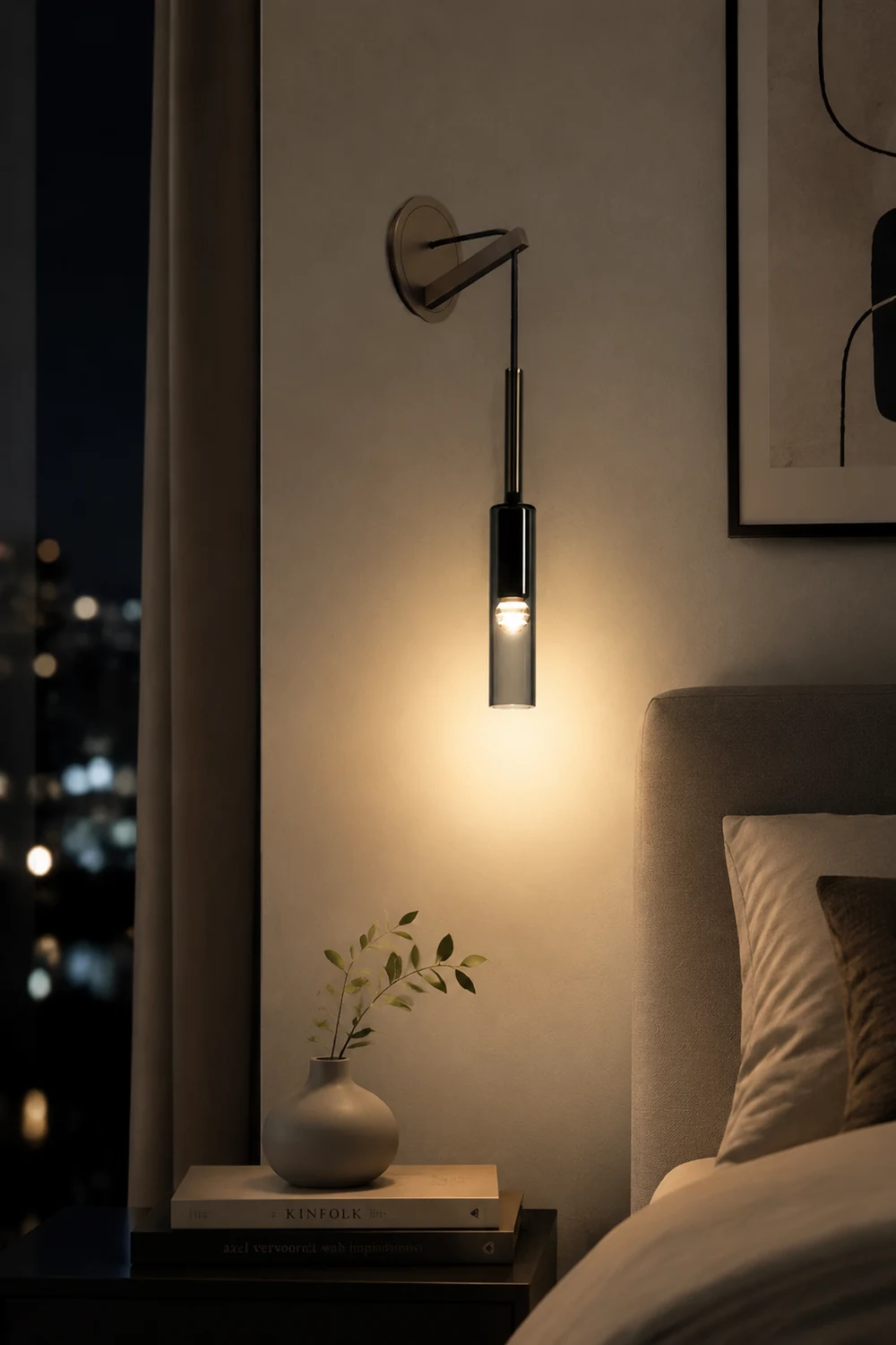 Nordic Creative Wine Bottle Wall Lamp For Living Room - Lumpaz