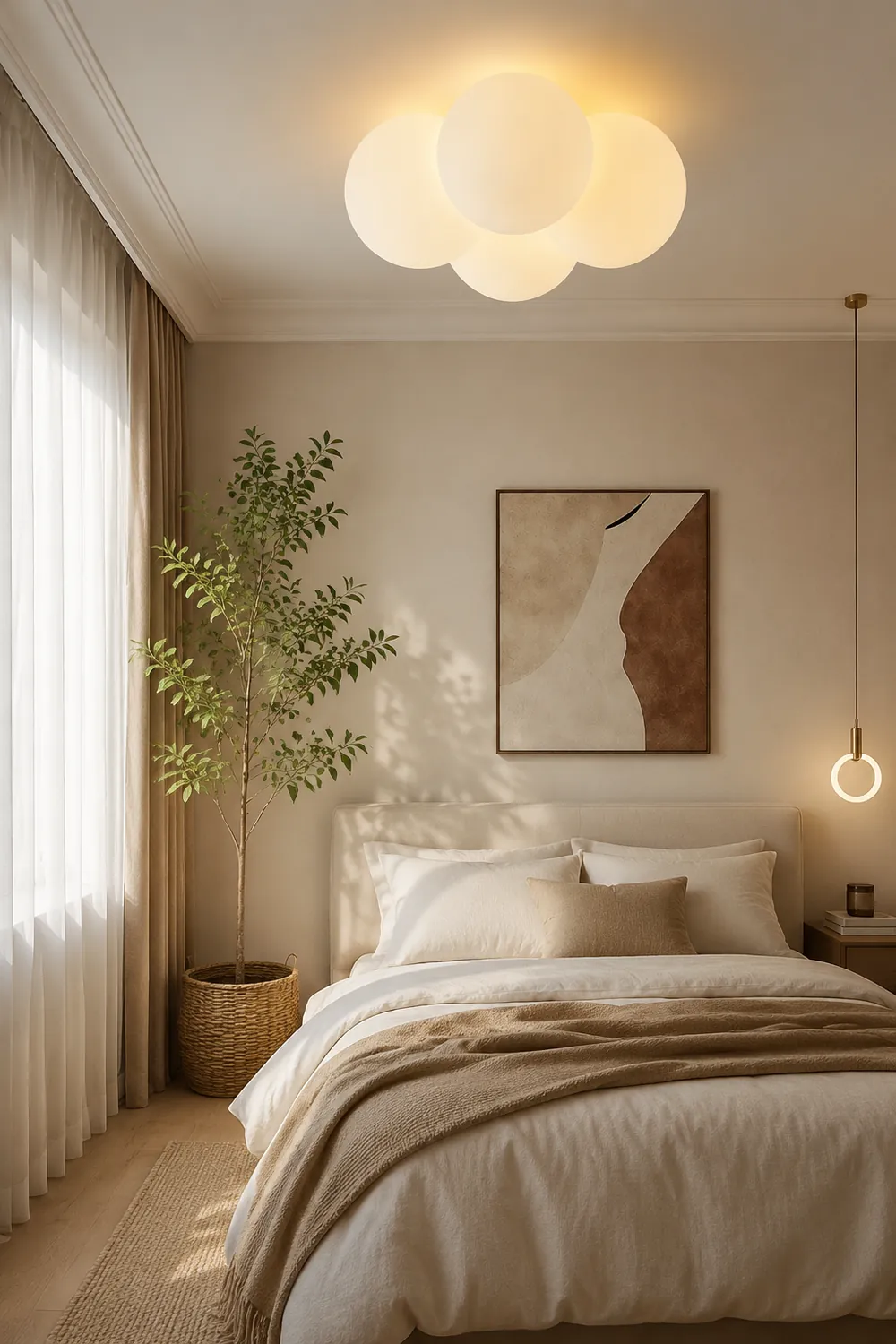Modern White Cloud Bubbles Ceiling Light - Lumpaz