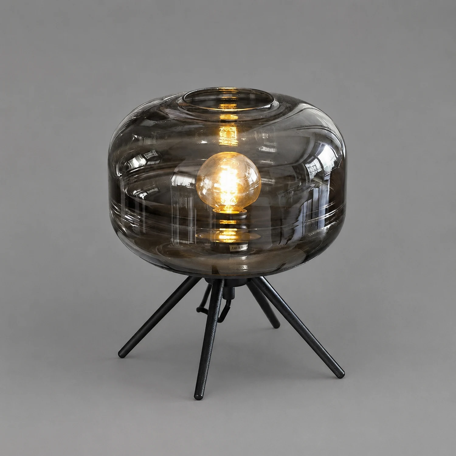Modern Designer Glass Shade Table Lamp - Lumpaz