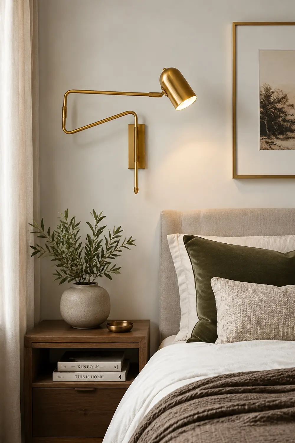 Adjustable Arm Reading Wall Lamp - Lumpaz