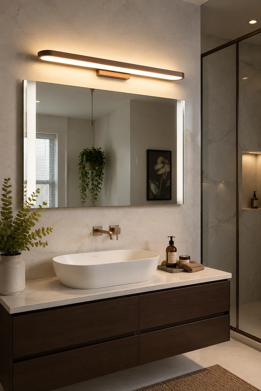 Leigh Wandleuchte Spiegelleuchte,Gebogen - Lumpaz