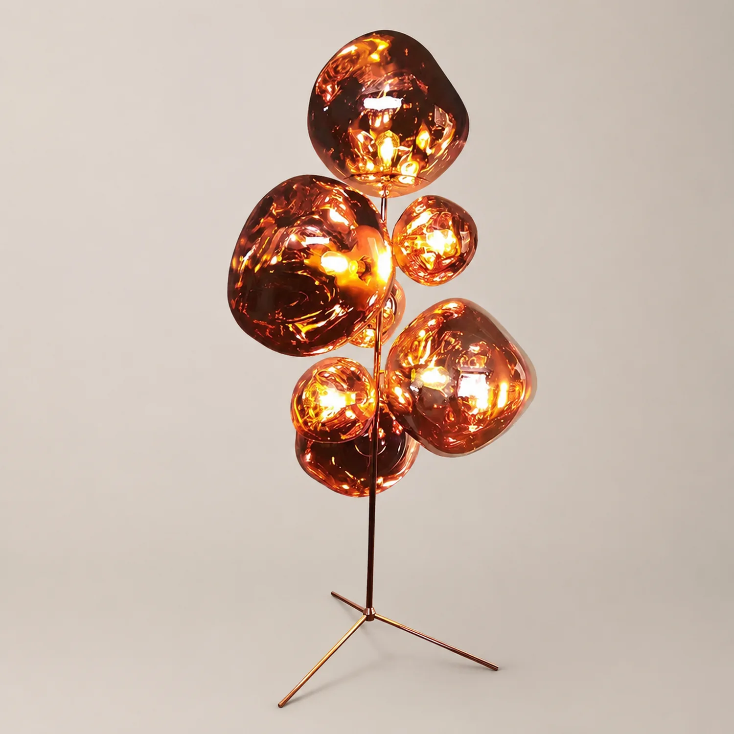 Mirza Stehleuchte 4 Farben, 7 -flammig, ∅38+28CM - Lumpaz