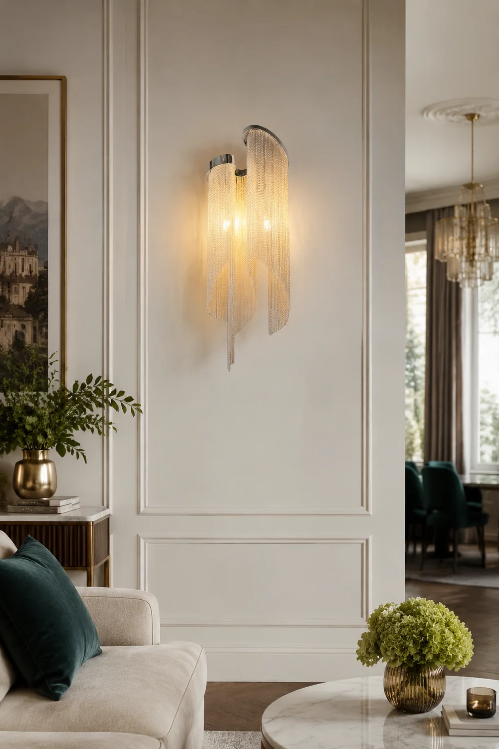 Chain Tassel Wall Lamp - Lumpaz