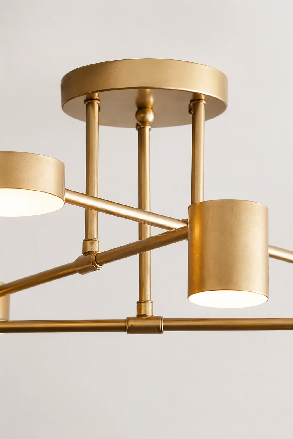 Moderne Kreis-Design Deckenleuchte aus Metall für Wohnzimmer, Schlafzimmer - Lumpaz