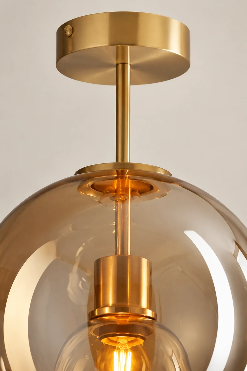 Sanna Deckenleuchte/Pendelleuchte 4 Stile, Reiner Kupfer&Glas - Lumpaz