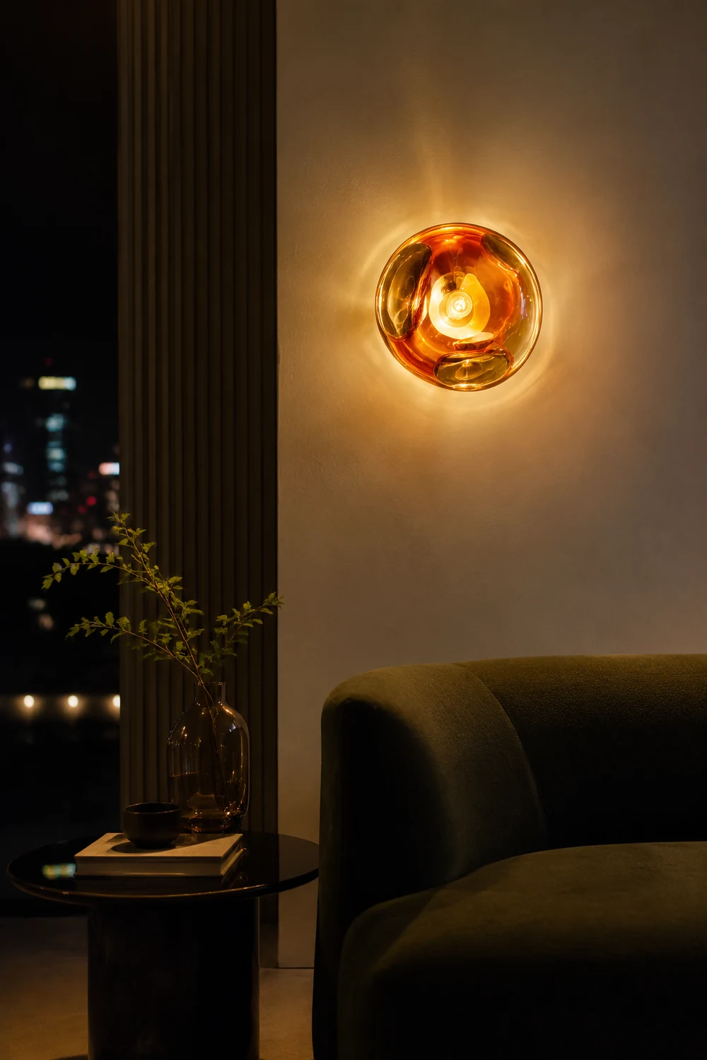 Mirza Wandlampe, 3 Farben, ∅28CM - Lumpaz