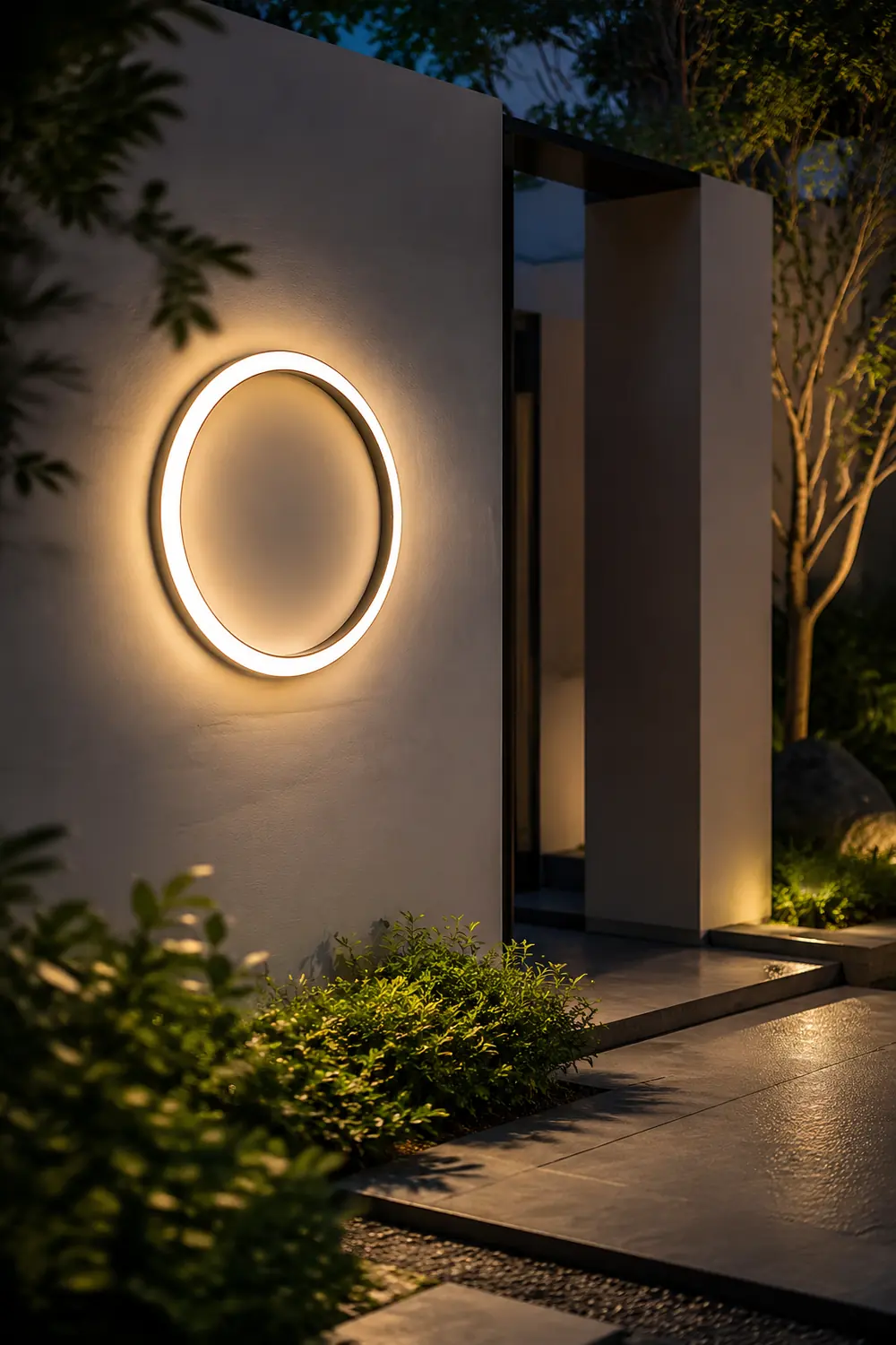 Postmorderne Wasserdichte LED Wandleuchten für Garten, Außenbereich - Lumpaz
