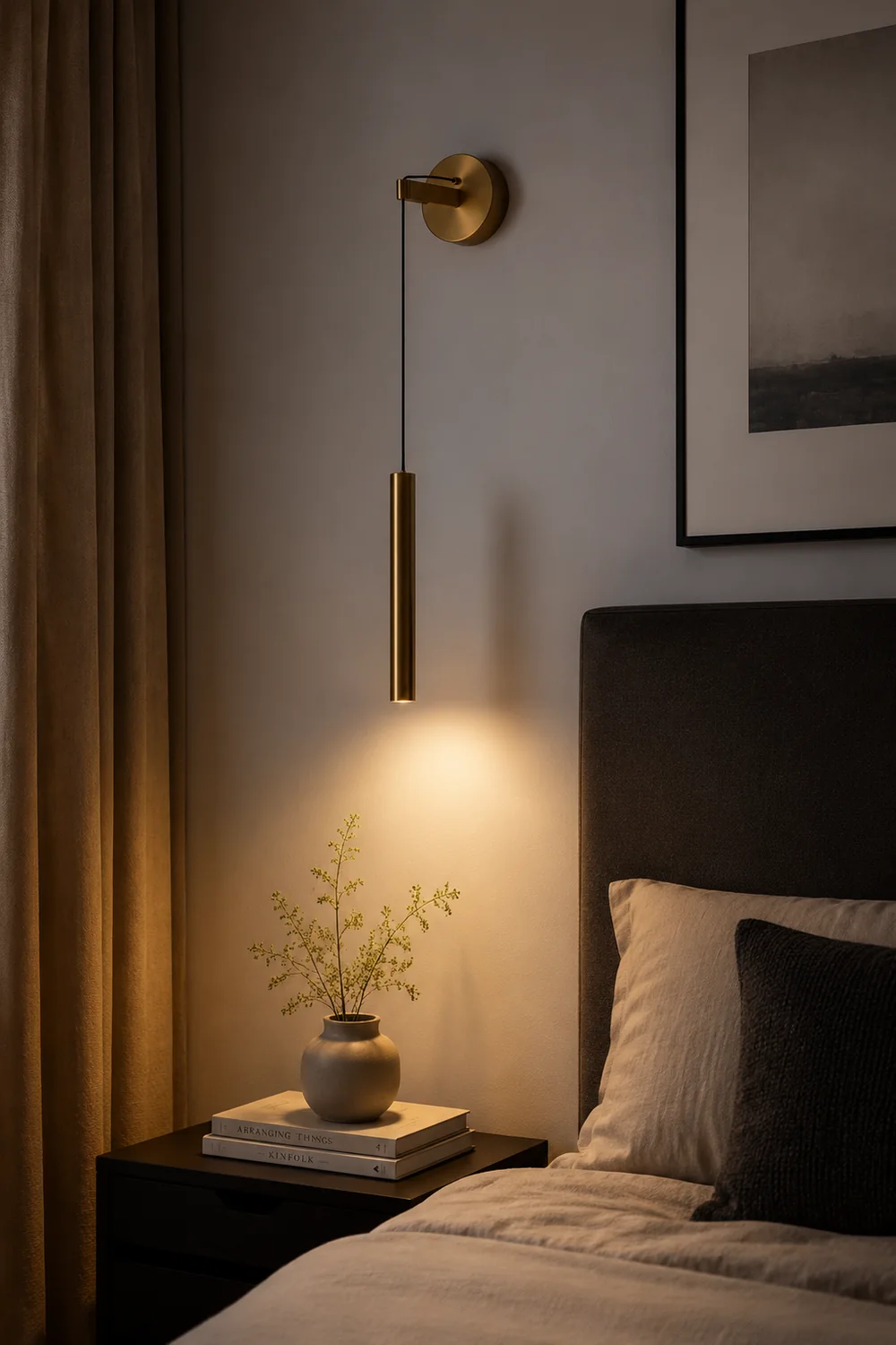 Brass Line Wall Light - Lumpaz