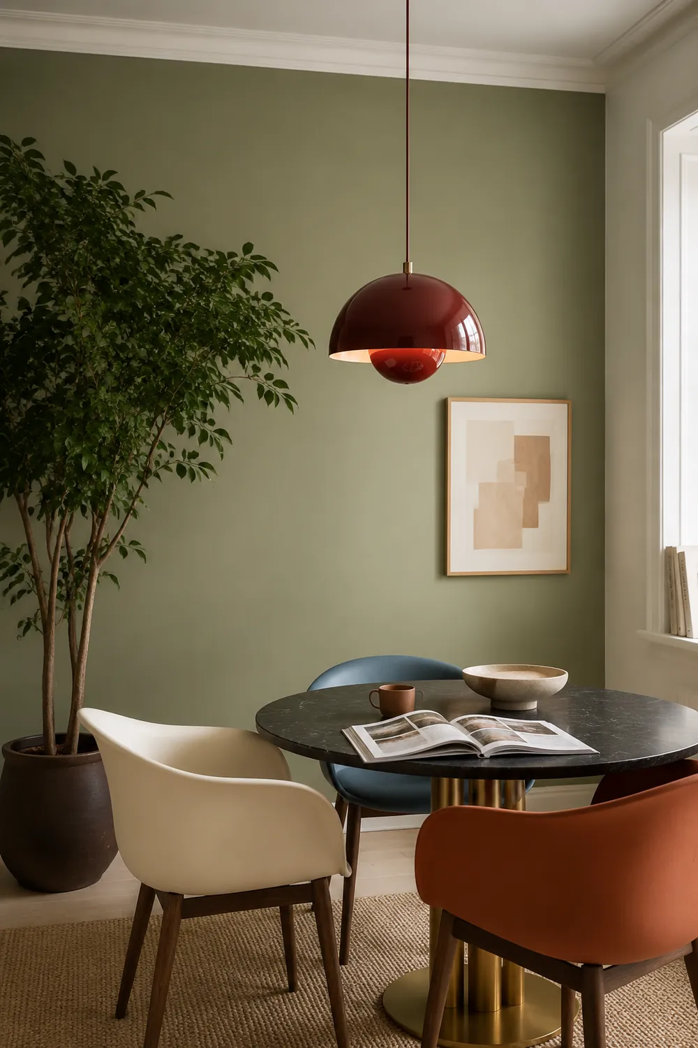 Multiple Colour Mushroom Shape Kitchen Pendant Light - Lumpaz