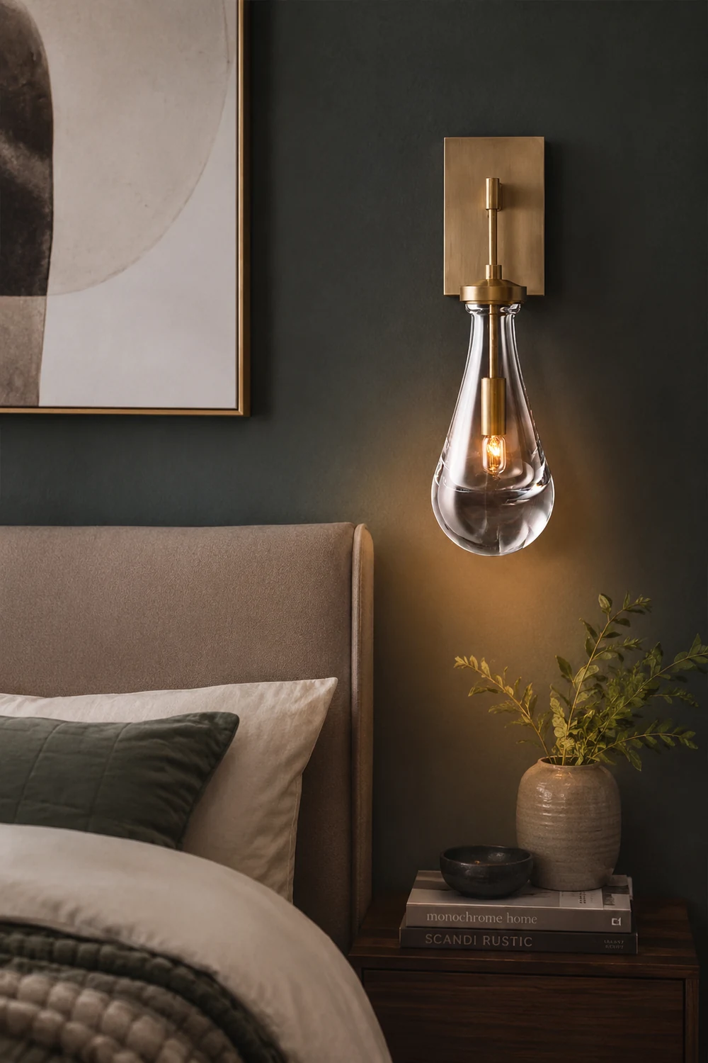 Art Creative Short Raindrop Wall Light For Dining Room - Lumpaz