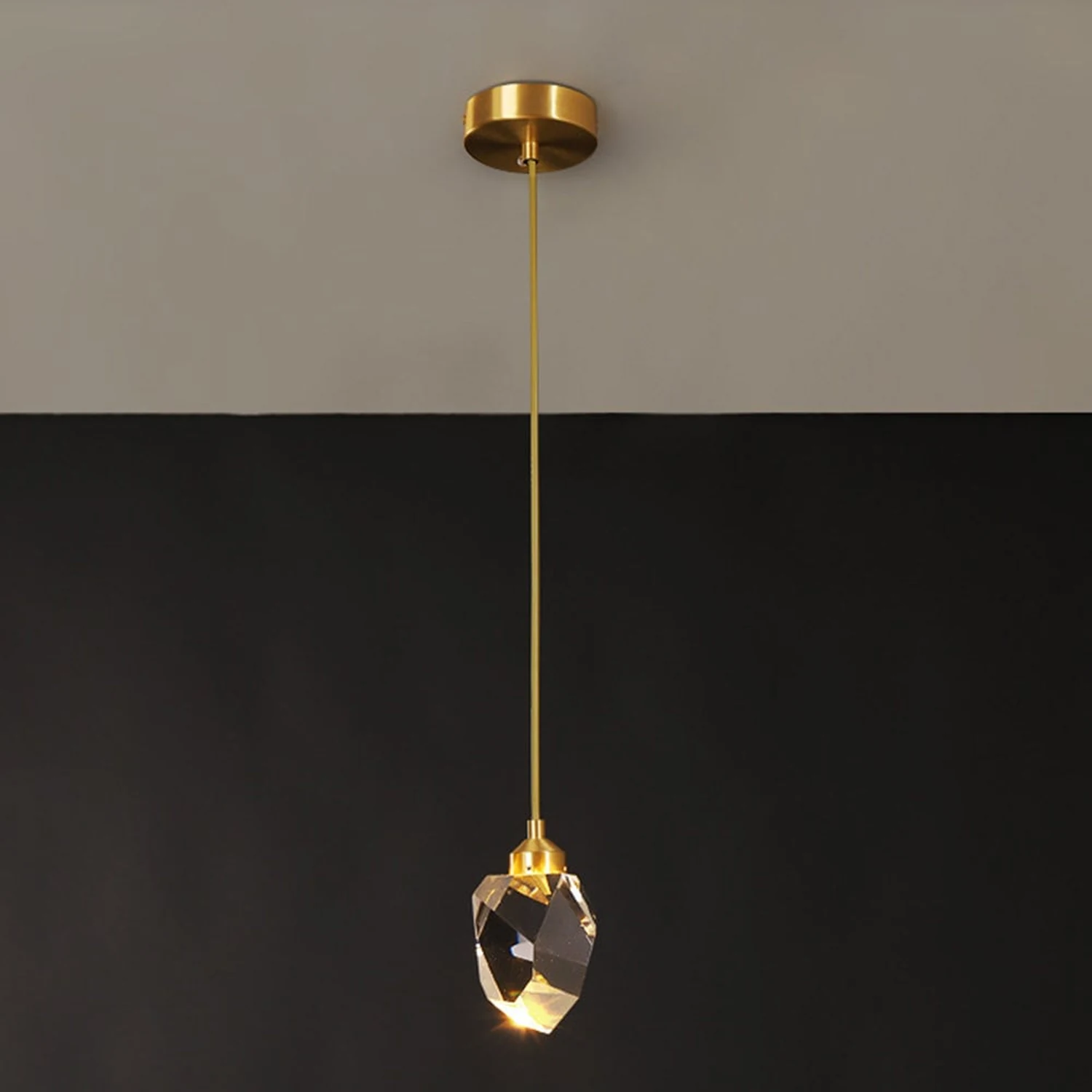 Creative Modern Crystal Gold Raindrop Chandelier - Lumpaz