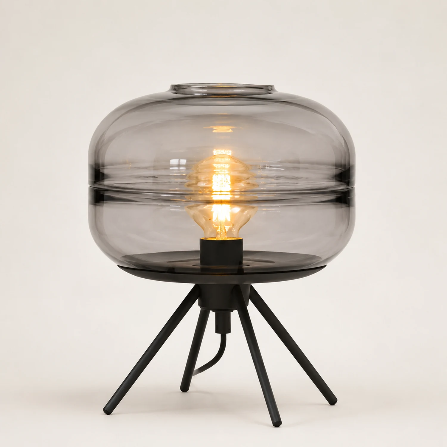 Modern Designer Glass Shade Table Lamp