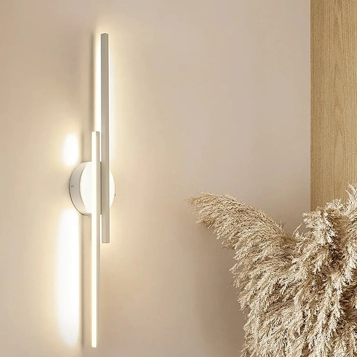 Moderne Minimalistische LED Eisen Wandleuchte für Schlafzimmer - Lumpaz