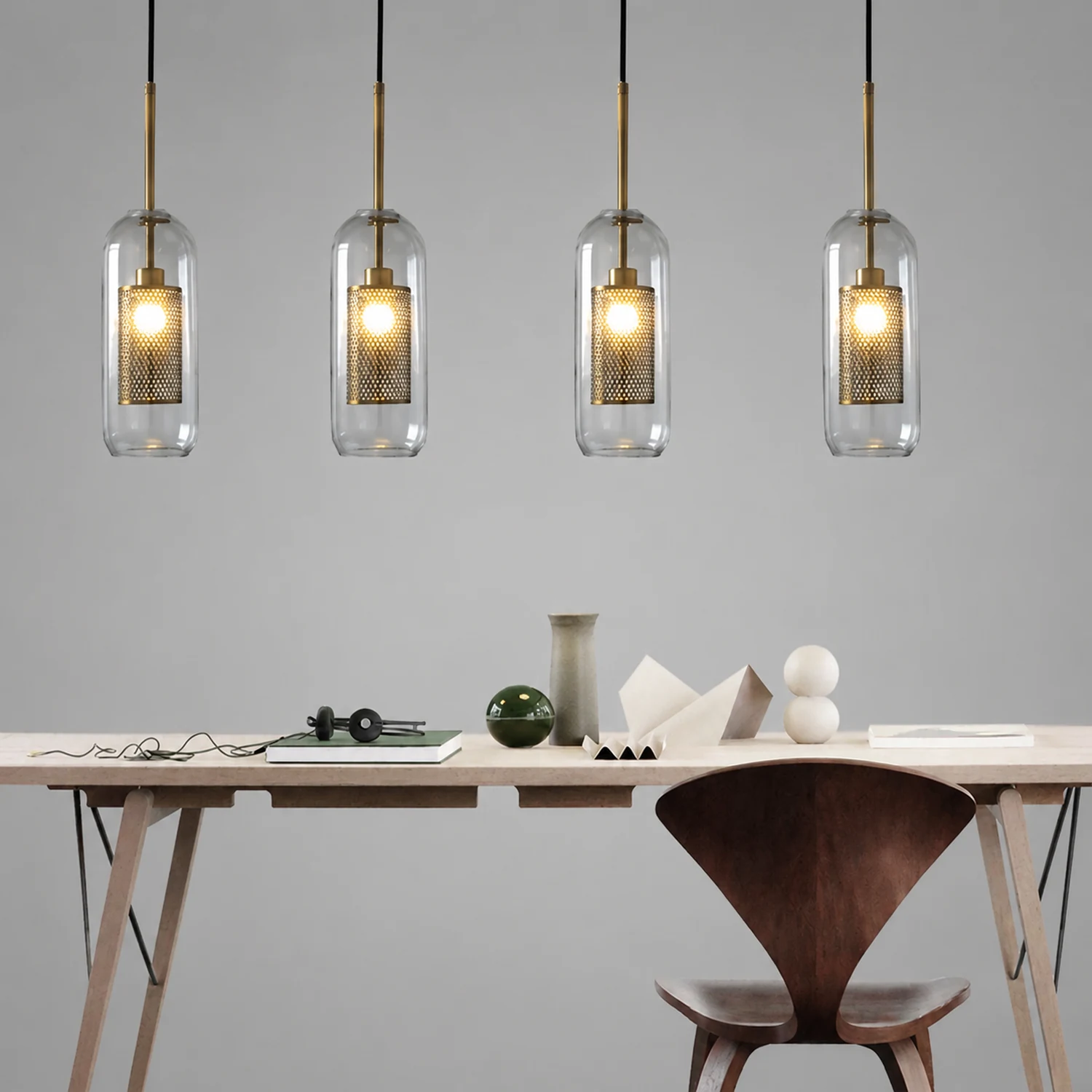 Modern Decor Chiswick Glass Pendant Light - Lumpaz