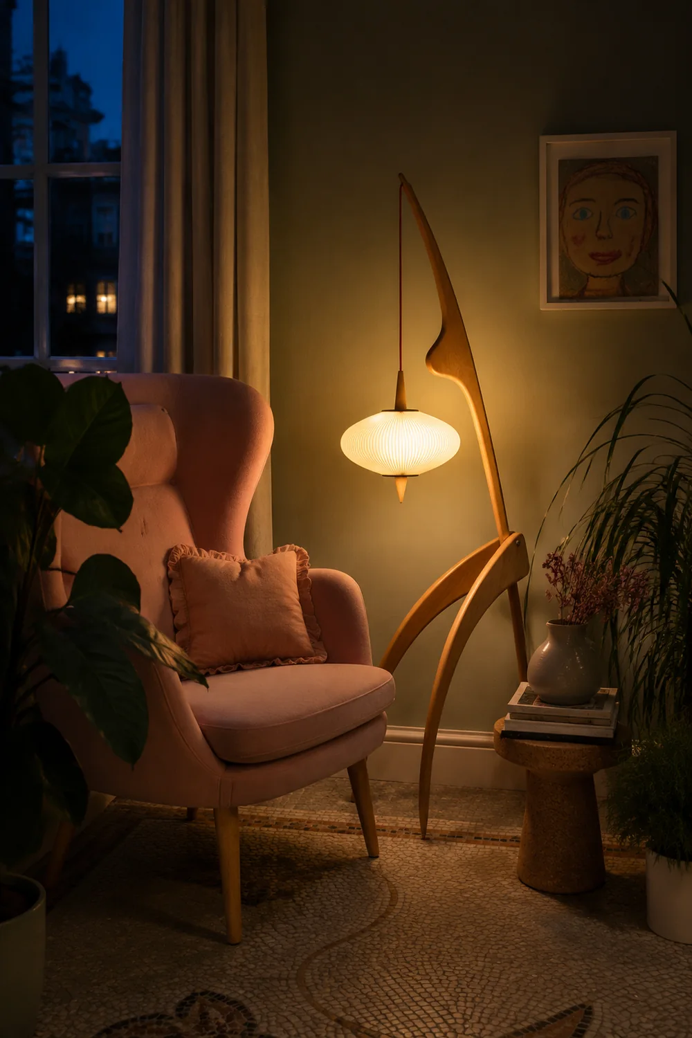 Renée Stehleuchte, Kunstpapier & Holz - Lumpaz