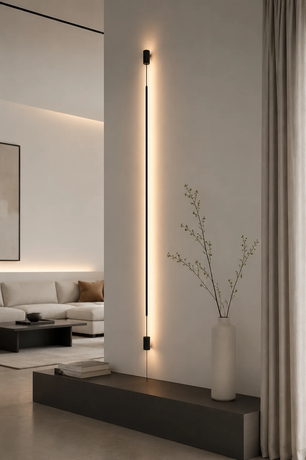 Slim line Cabinet Stand Lamp - Lumpaz