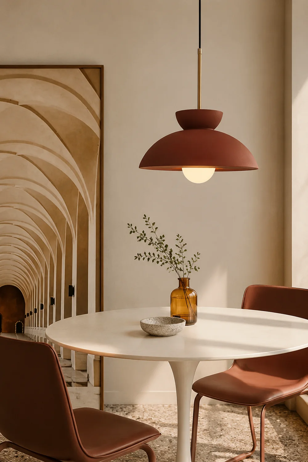 Nordic Minimalist Resin Pendant Light For Dining Room - Lumpaz