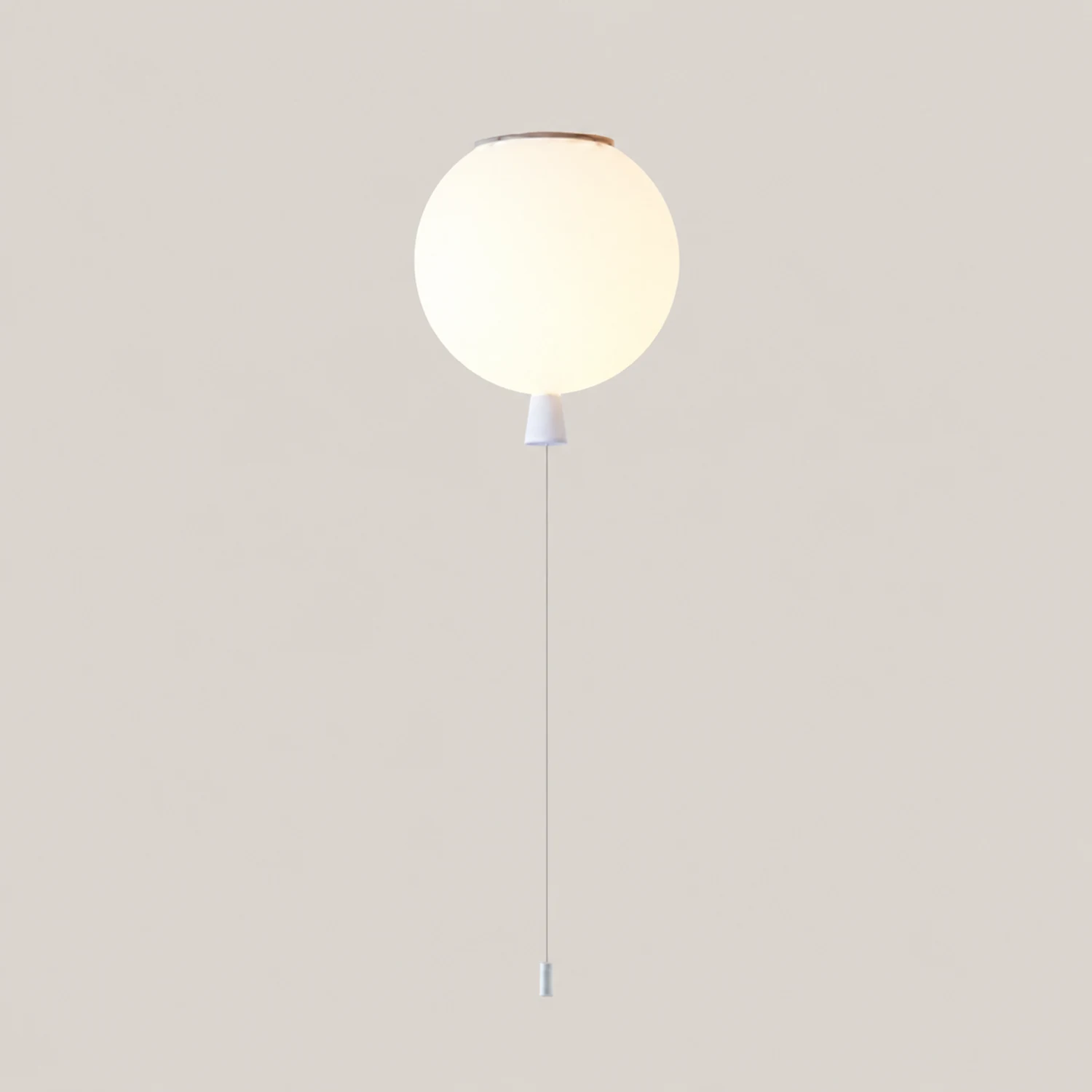 Fateh Matted Ballon Flush Mount Deckenleuchte 5 Farbe, ∅20/25/30 /35CM - Lumpaz