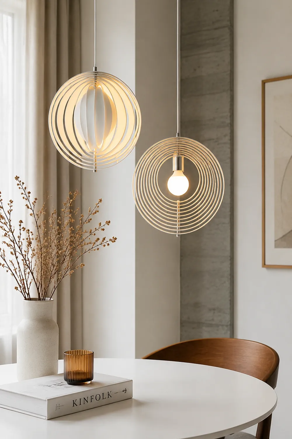 Modern Verpan Moon Lamp Pendant Light For Living Room - Lumpaz