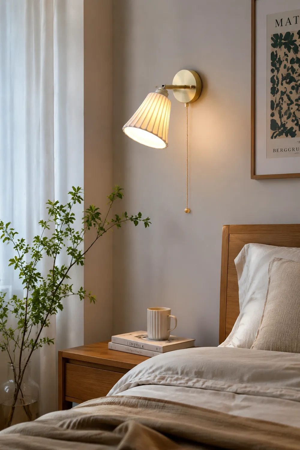 Trumpet Ceramic Wall Light - Lumpaz