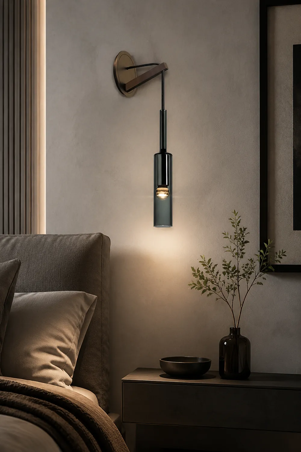 Nordic Creative Wine Bottle Wall Lamp For Living Room - Lumpaz