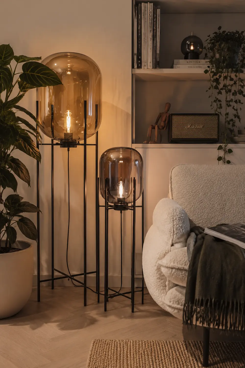 Postmodern Designer Glass Floor Lamp - Lumpaz