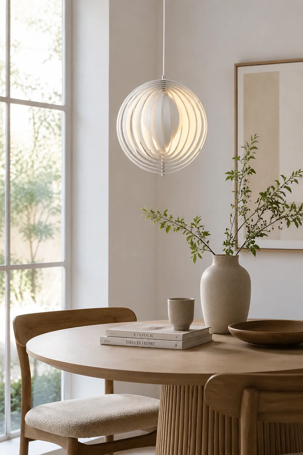 Modern Verpan Moon Lamp Pendant Light For Living Room - Lumpaz