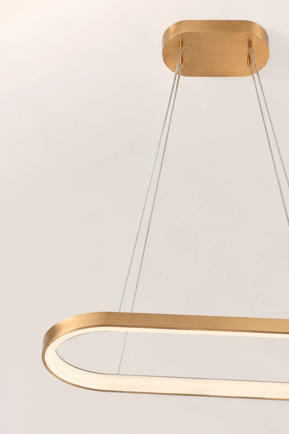 Edge Moderne Kreis LED Pendelleuchte aus Metall für Esszimmer - Lumpaz