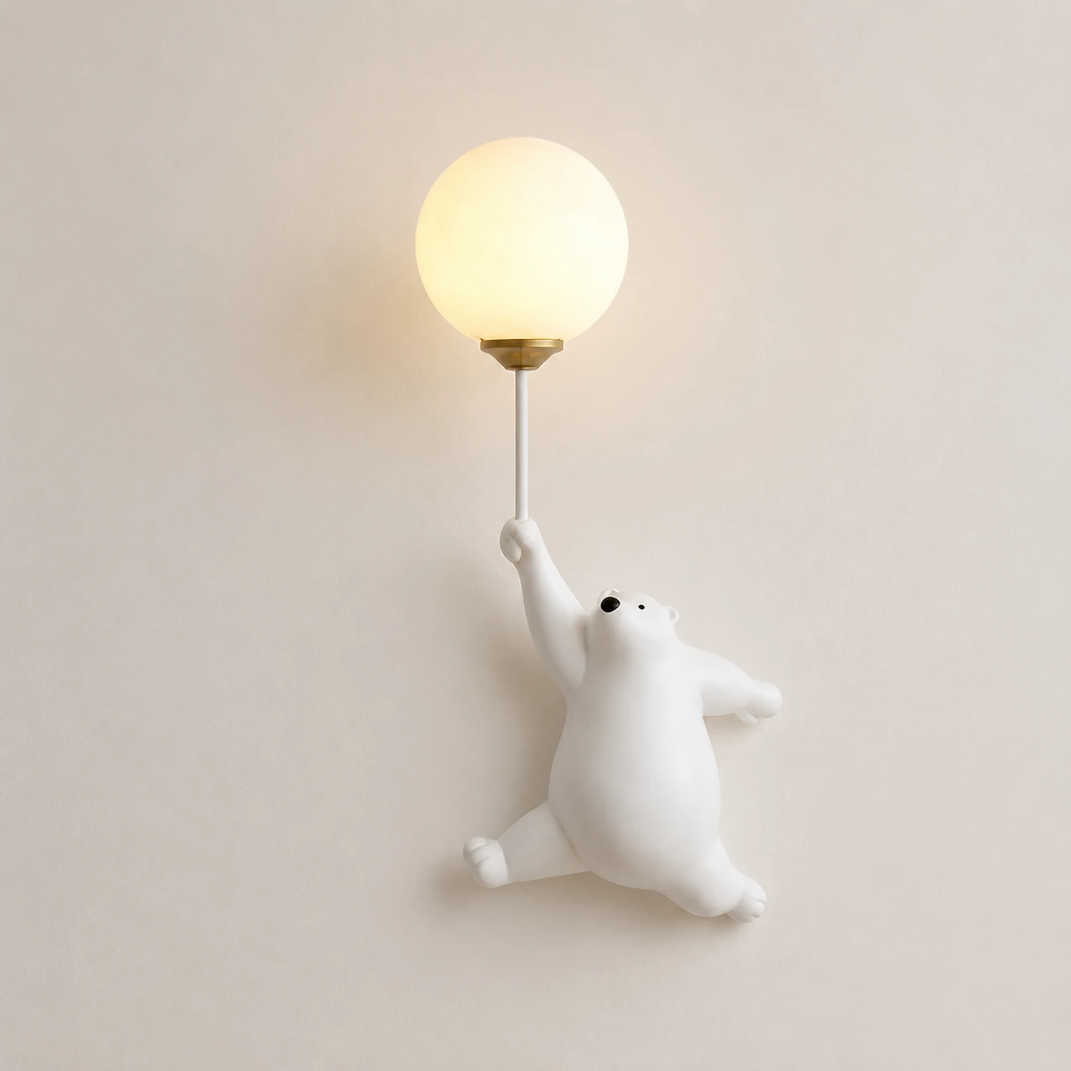 Fateh Wandlampe Bär Ballon, 4 Farben - Lumpaz
