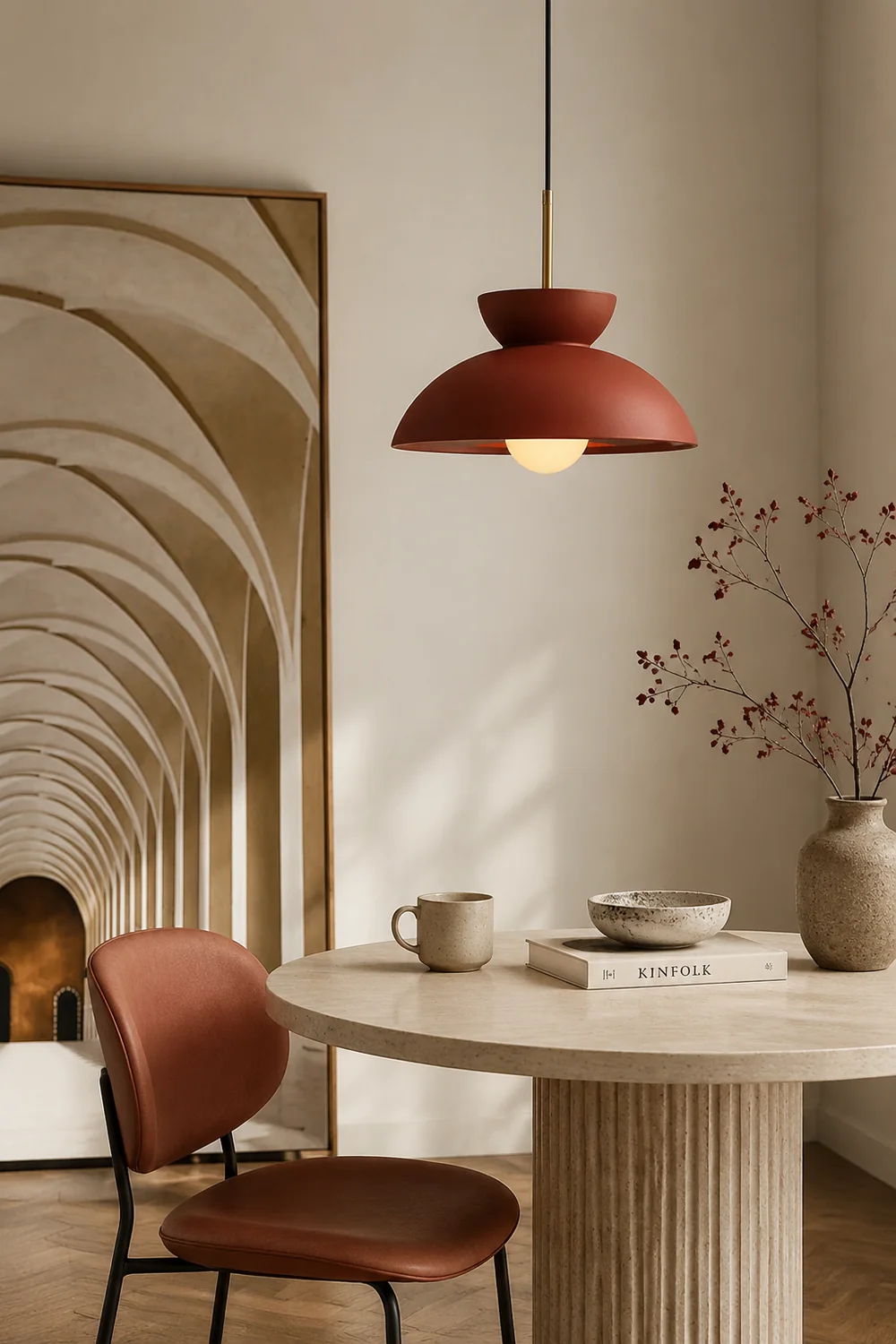 Nordic Minimalist Resin Pendant Light For Dining Room - Lumpaz