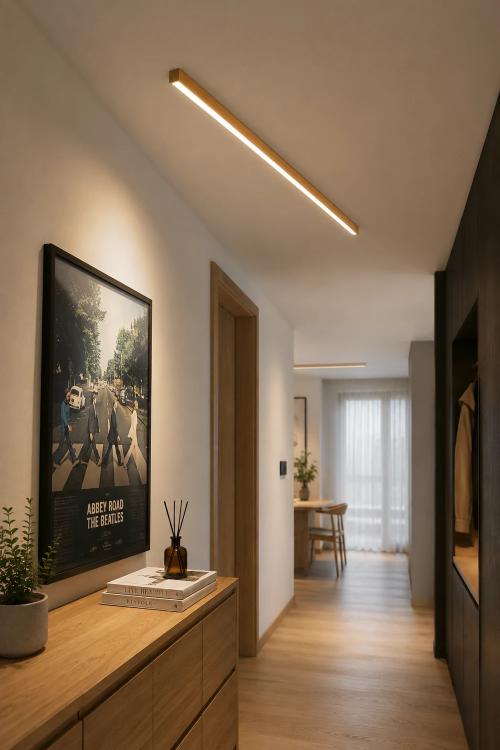 Edge Deckenleuchte, Holz 60/100cm - Lumpaz