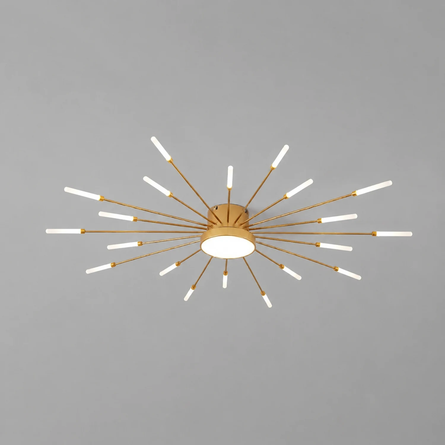 Moderne LED Deckenleuchte aus Metall Dauerhaft für Wohnzimmer - Lumpaz