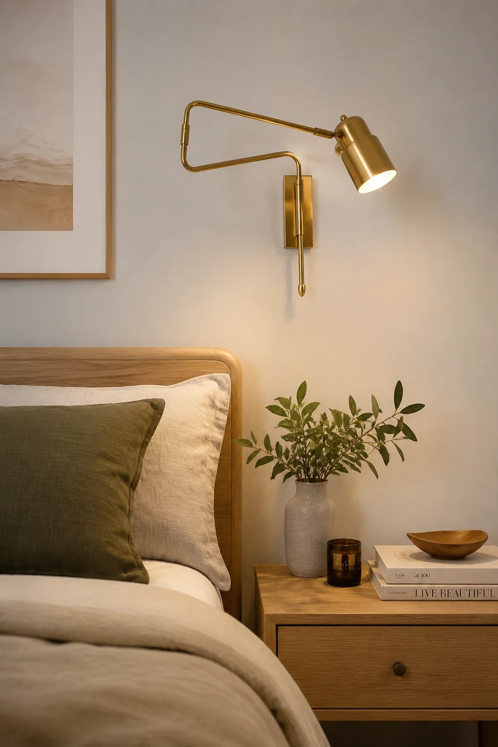 Adjustable Arm Reading Wall Lamp - Lumpaz